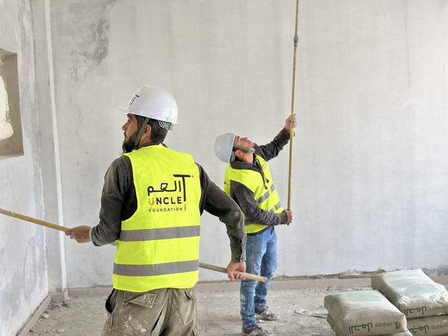 Ibrahim Abu Deeb School, Damascus — rebuilt by Uncle T